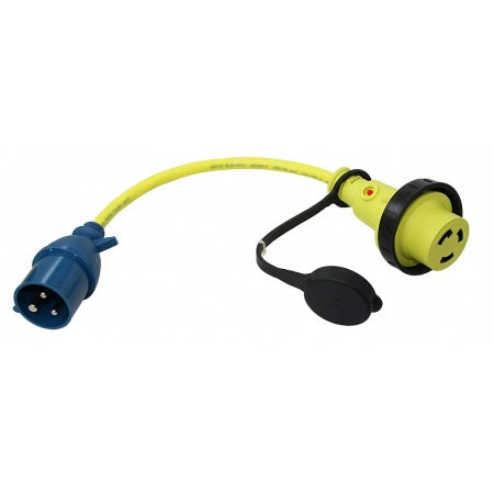 Adaptateur CEE vers prise NEMA L6 avec indicateur LED et protection IP44