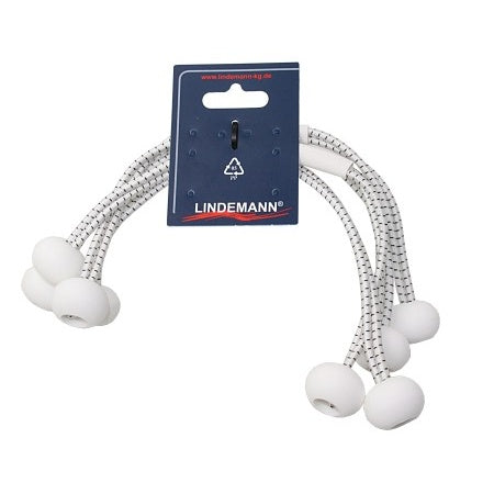 Attache voile élastique bille blanche