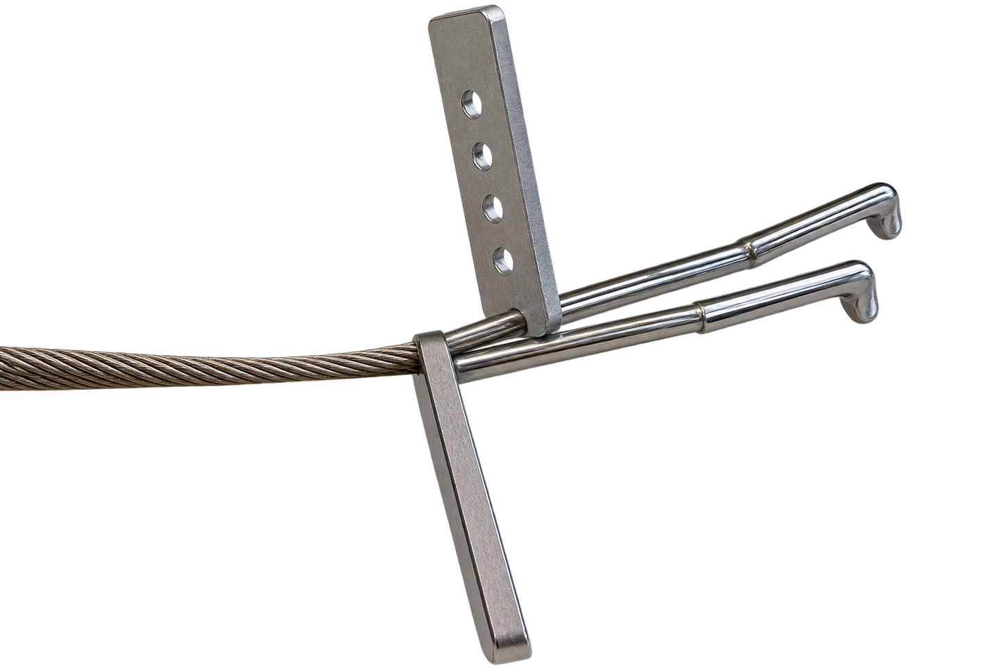 Câble 3mm hauban Embout en T 510cm Dériveur Ponant