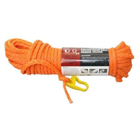 Corde orange polyéthylène 30m bouée couronne