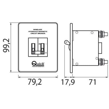 Coupe Circuit hydraulique magnétique Quick 125-200 A