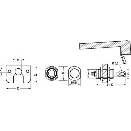 Locker seat lock inox sécurisé