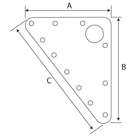 Têtière RUTGERSON UltraLight aluminium légère ajourée tête voile