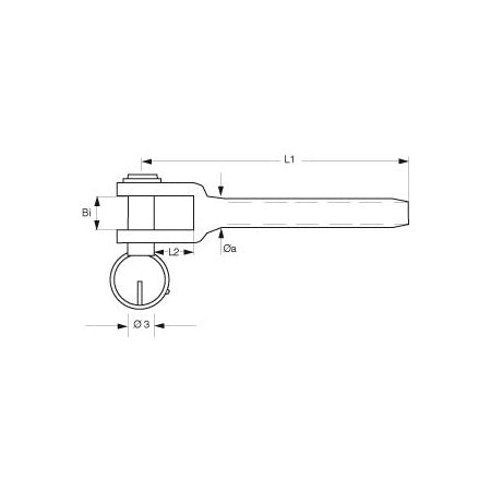 Embout chape à sertir Inox 316 Style Slim