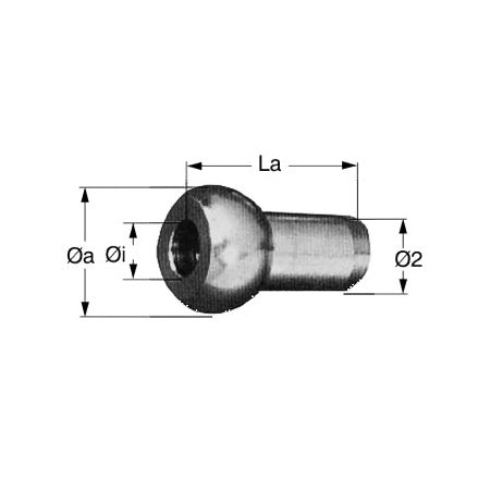 Embout rond a sertir Inox 303