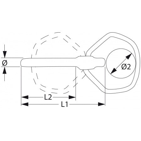 Goupille sécurisee a ressort Inox mci0532