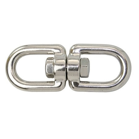 Manilles pivotantes ou Emérillons à manilles Inox A4 moulé L 50-115 mm