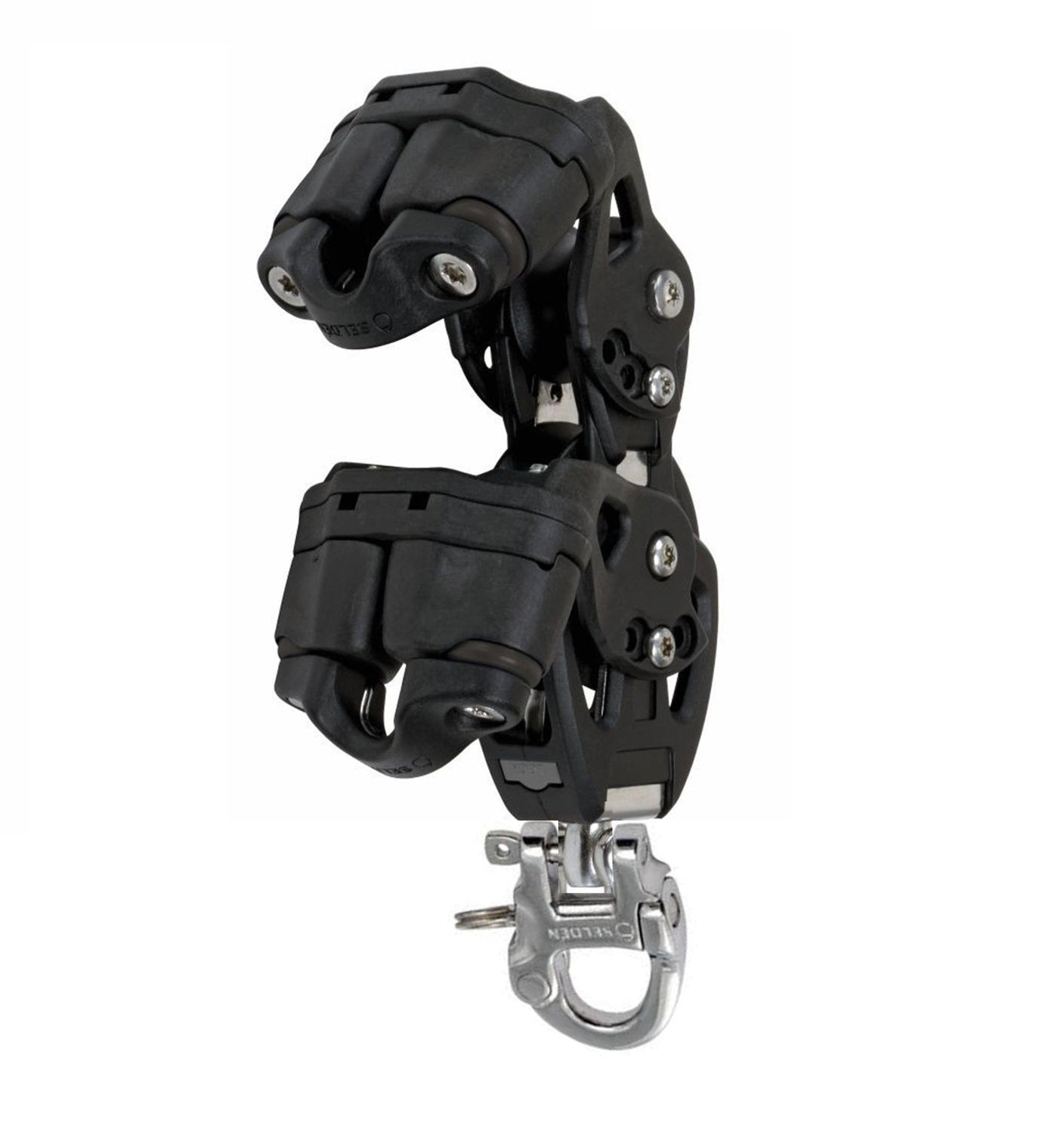 Poulies double taquet pour bout d’enrouleur 10-12mm Selden