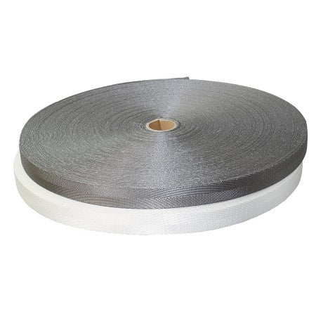 Sangle polyester 100m gris ou blanc