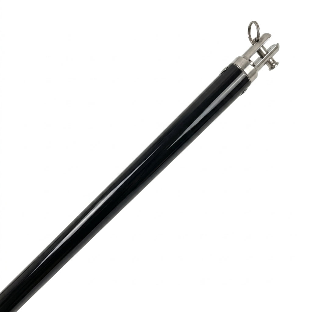 Stick aluminium Ø20 mm L202 cm avec embout catamaran pour Hobie 14 15 16 Max T1 T2
