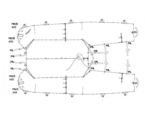 taud weta 4.4 polyester teint coque exclue