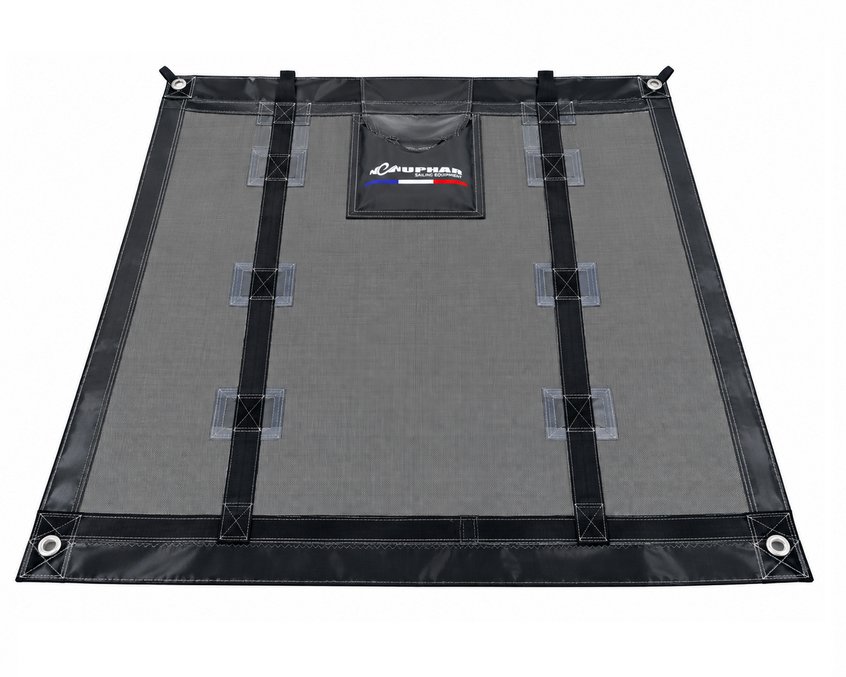 Trampoline MESH PVC noir Nénuphar New Cat 14 30163MESH.