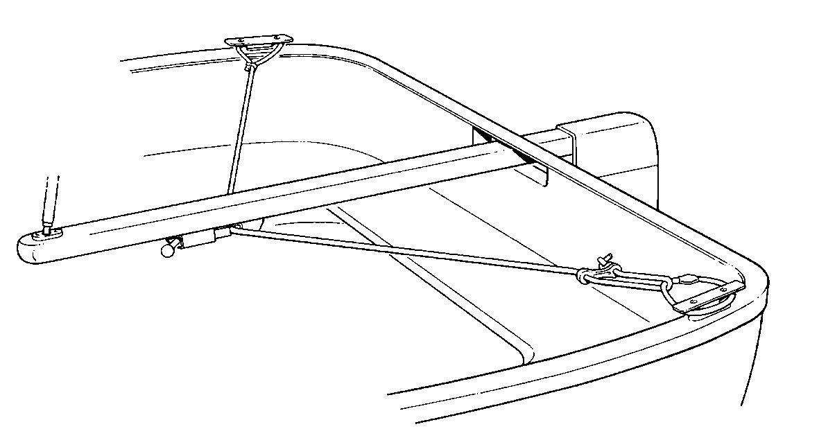 plan de montage Verrou de barre franche SeaSure Midshipman voilier dériveur habitable