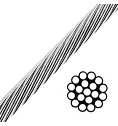 Câble hauban 3 mm dériveur Ponant