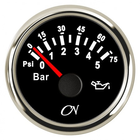 Afficheur indicateur pression d'huile  57mm CN Instruments - Display Oil Pressure