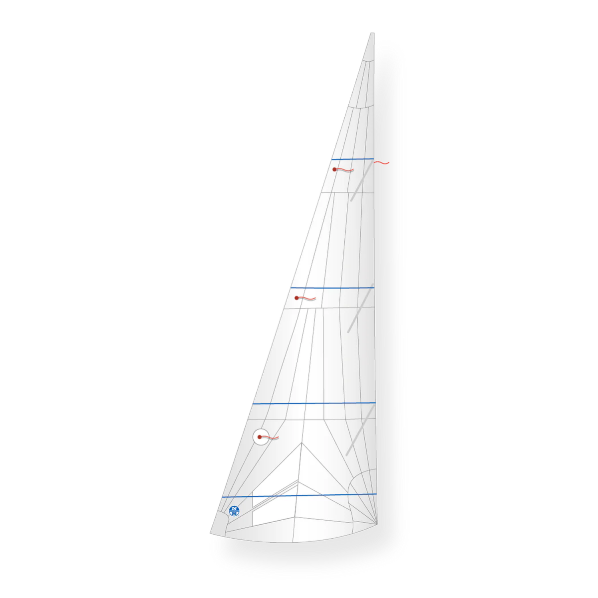 foc j70 dacron radial voile régate north sails performant