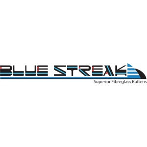 Logo Blue Streak – Accessoires pour lattes de voile.