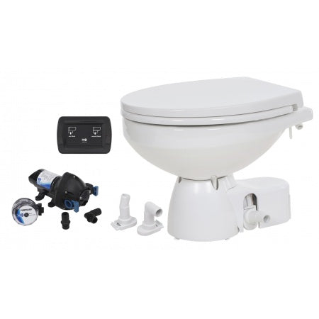 toilette marine JABSCO Quiet Flush E2 eau de mer