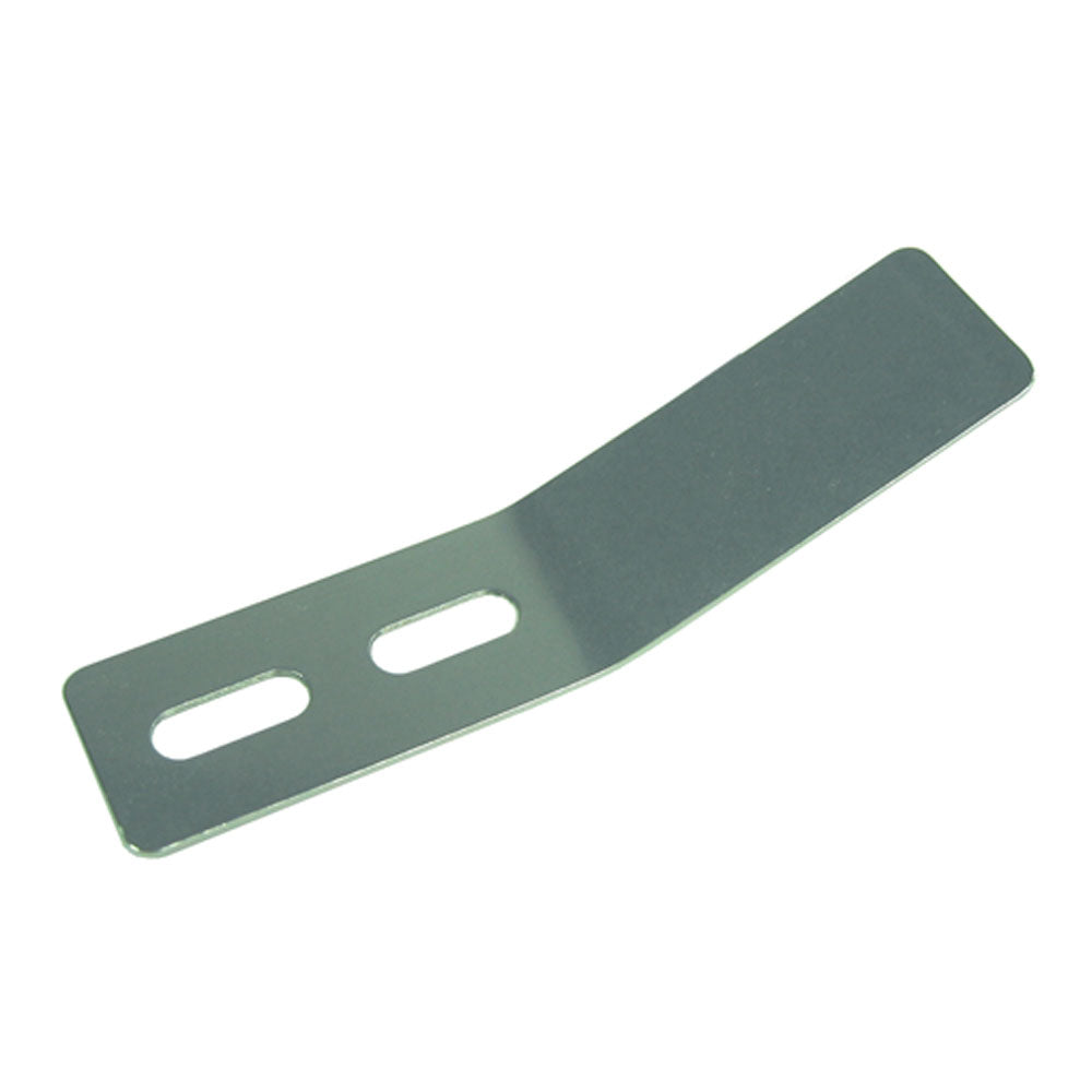 Stainless steel dinghy rudder tab
