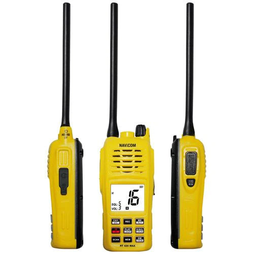 Tragbares VHF RT420-MAX – 6 W – wasserdicht IPX 7 und schwimmend