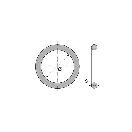 Edelstahlring Durchmesser 20 mm 4 mm