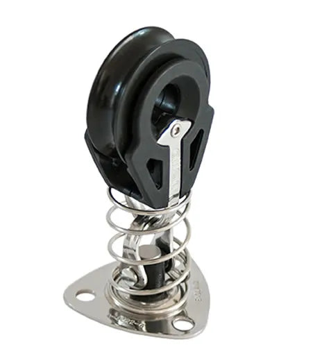 Single pulley with spring/eyelet 40MM A2040
