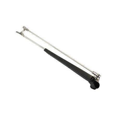 Bras essuie-glaces parallèles noirs, longueur 457 mm, adaptés aux moteurs type MRV et lames avec fixation 7 mm.