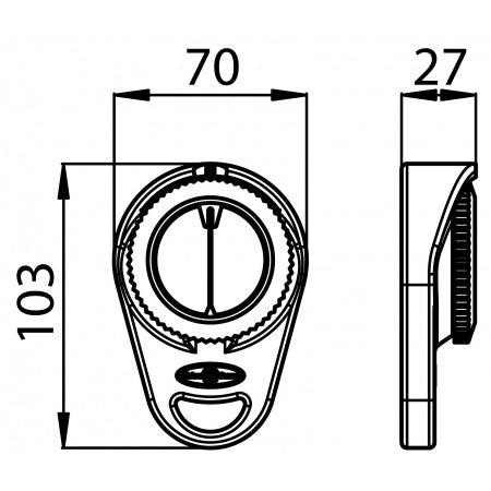 Compas UFLEX compasses boussole indiquer le nord navigation haute mer direction voilier bateau moteur yacht