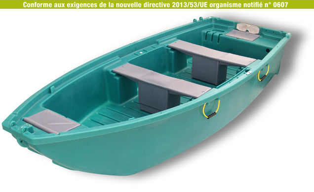 Barque de pêche Fun Yak FY 350 VERT 350cm - Pro Emotion Yachting Luxembourg