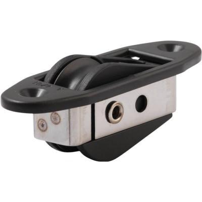 Passe-coque avec simple poulie pour cordages de 5 à 8mm. Poulie de 30mm. Poulie simple encastrable ou poulie passe pont. Construit en Acétal.
Longueur 80mm. Charge de rupture 850kg. Charge de travail 140kg.