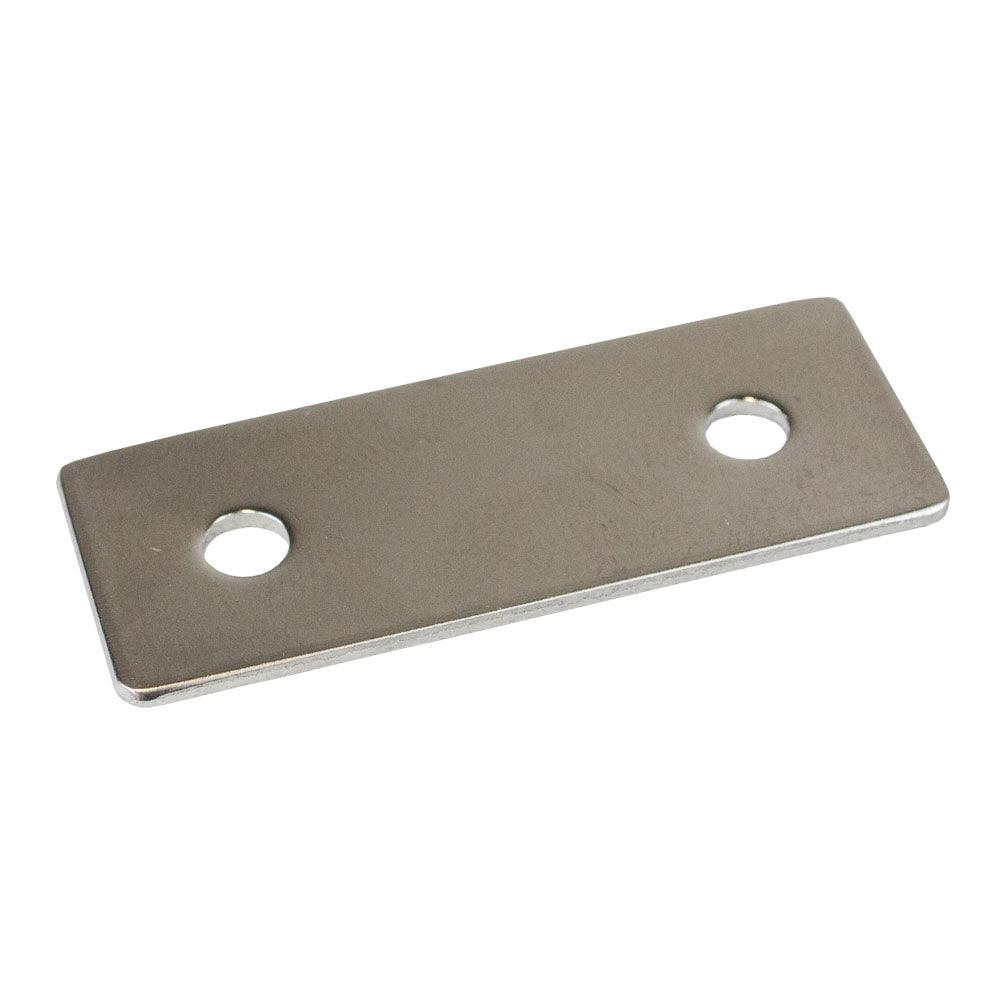 Plaque fixation inox Optimist sangle rappel 2 trous