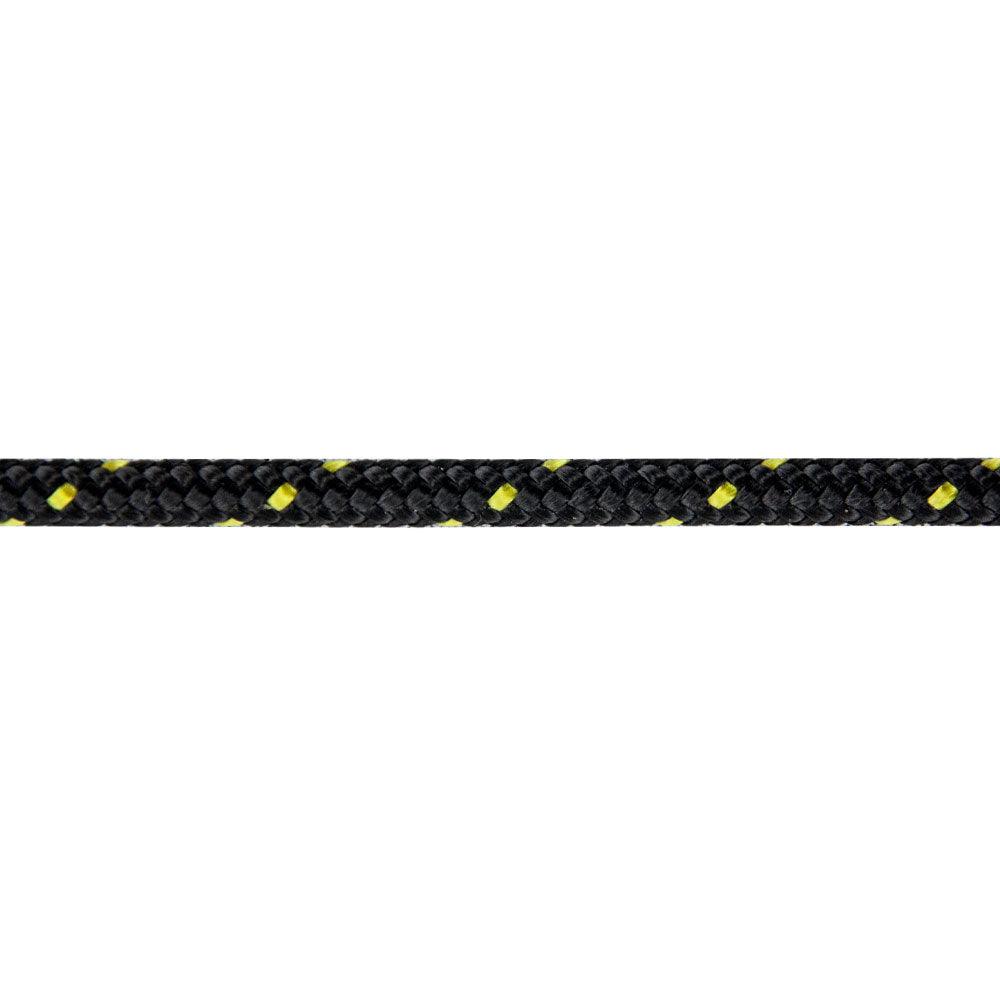 Cordage Vectran 3mm noir doré rouleau 16m
