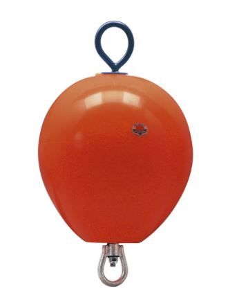 Mooring buoy with PU core rod Ø54 cm 85.5 cm white