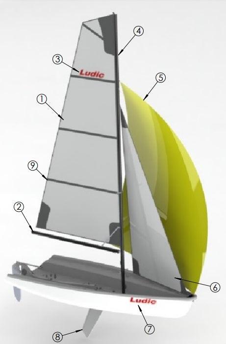 Hobie Ludic Sangle de rappel Foot Strap