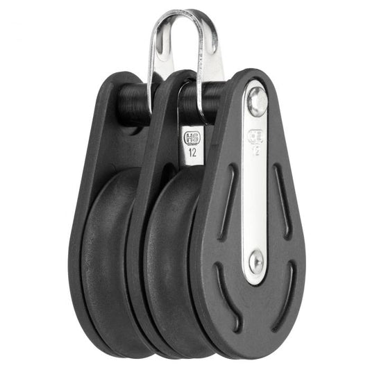 Double rope pulley max.12mm