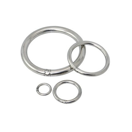 Stainless steel ring diam from 15 to 75 mm