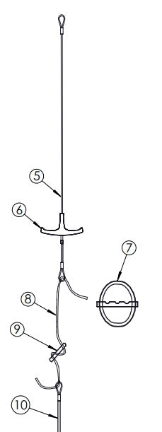 Hobie Ludic trapeze cable lug end
