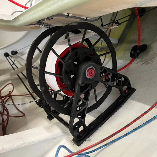 Réenloureur pour spi de voilier. Vous pouvez gagner des place au Podium si vous commandez des pièces chez Pro Emotion Yachting