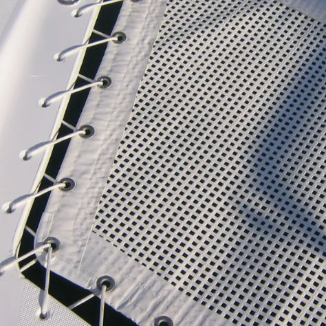Tissus mesh et filets pour voilerie