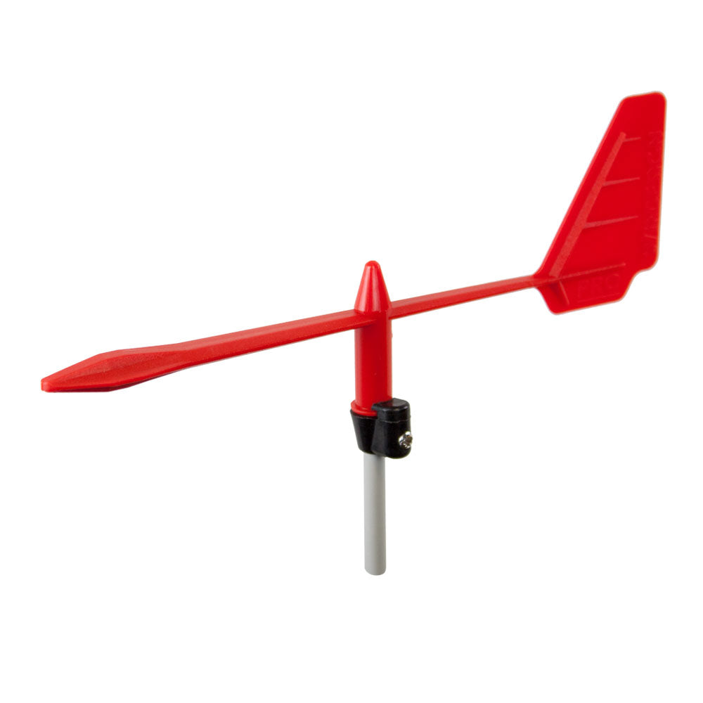 Red Pro arrow wind vane, 5mm rod, Windesign Sailing