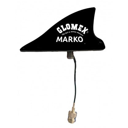 Antenne VHF marine compacte - GLOMEX MARKO RA130 noir