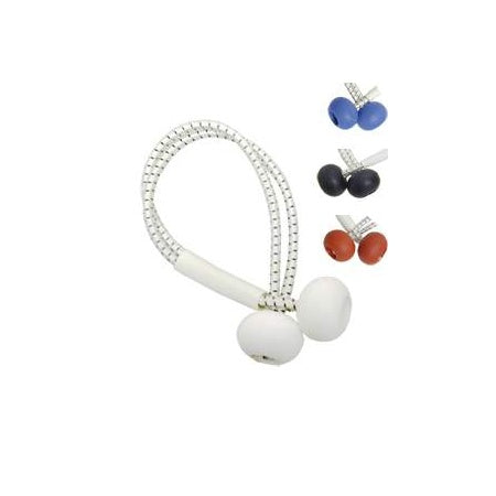 Attache voile élastique bille blanche