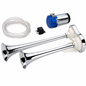 Avertisseur sonore double corne chrome 12V Lindemann AX30402 bateau