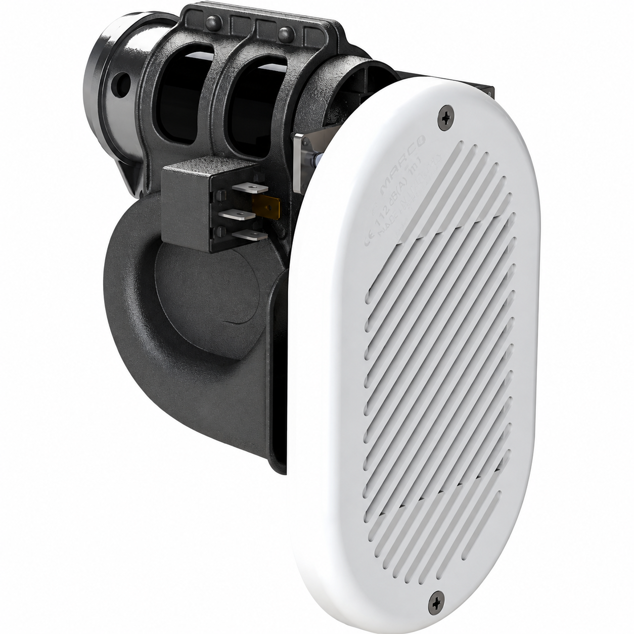 Avertisseur sonore electropneumatique Hurricane Lindemann 12V 120dB bateau