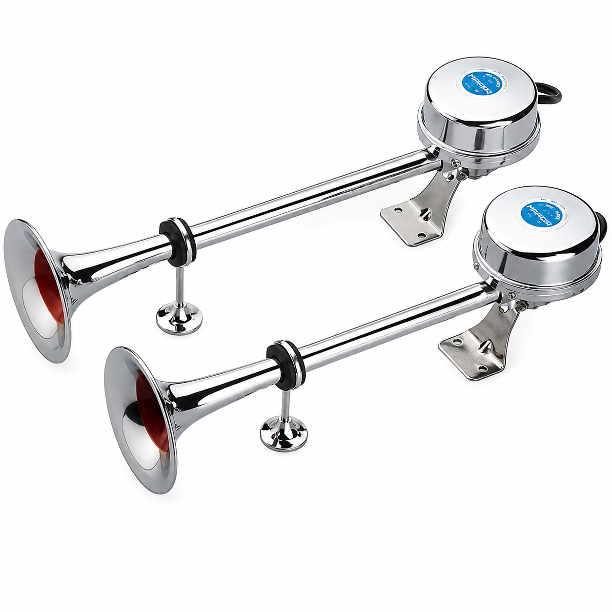 Avertisseur sonore long inox Lindemann 12V 118dB AX20402 AX20602