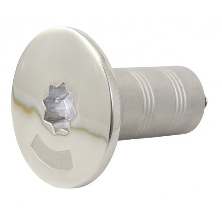 Bouchon de pont rond inox AISI316 pour bateau