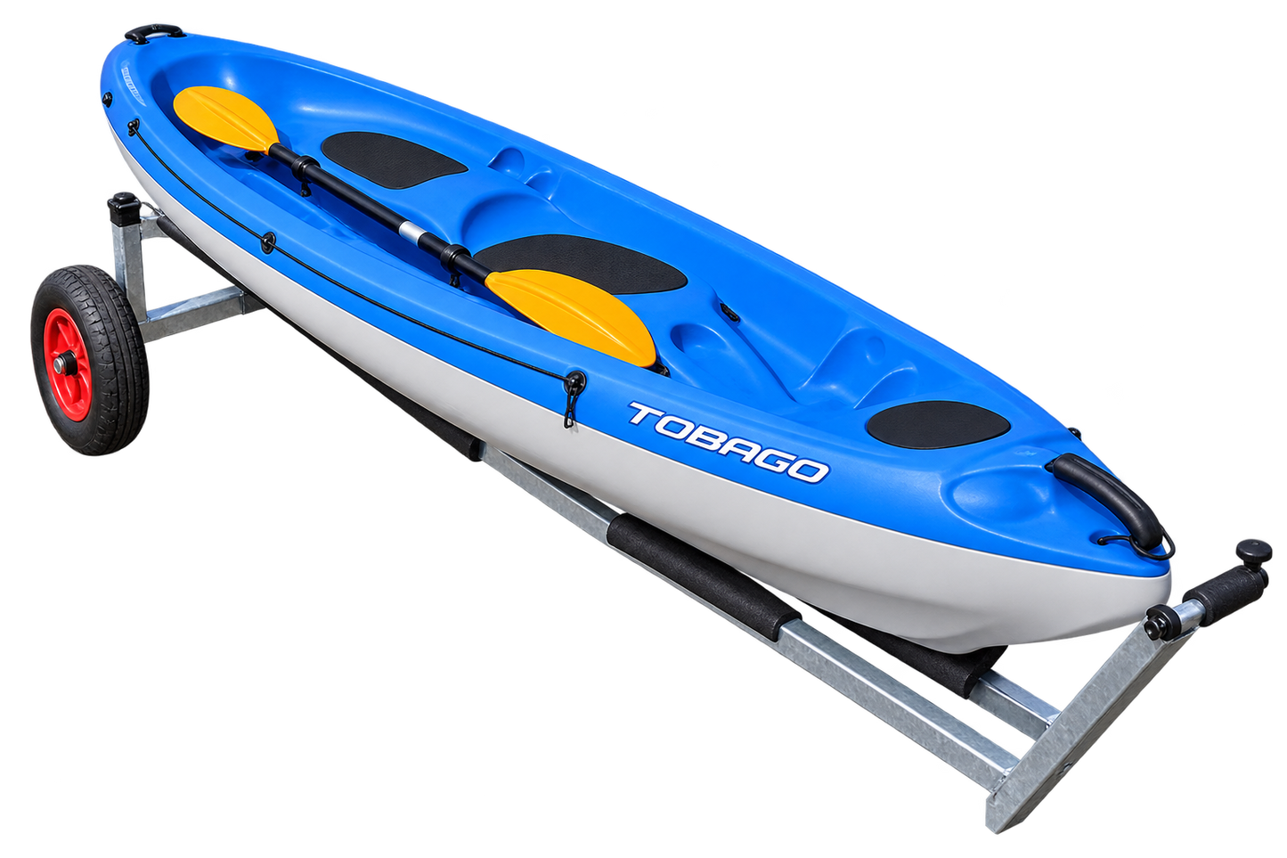 CHARIOT ALU DE MISE A L'EAU | POUR CANOE & KAYAK pas cher club de voile
