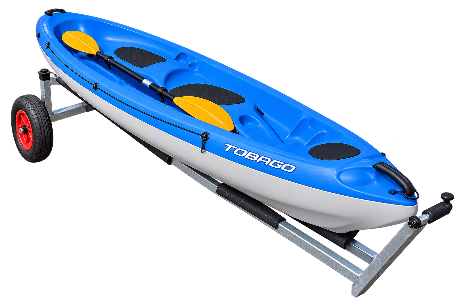 CHARIOT ALU DE MISE A L'EAU | POUR CANOE & KAYAK pas cher club de voile
