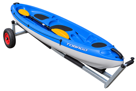 CHARIOT ALU DE MISE A L'EAU | POUR CANOE & KAYAK pas cher club de voile
