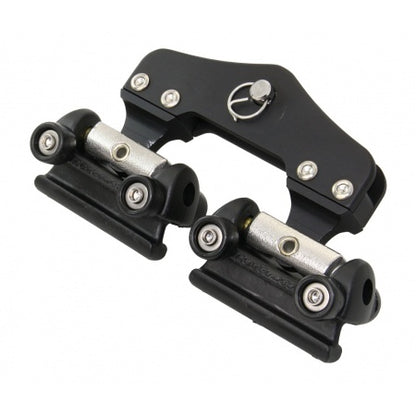 Chariots têtière grand voile aluminium noir RUTGERSON